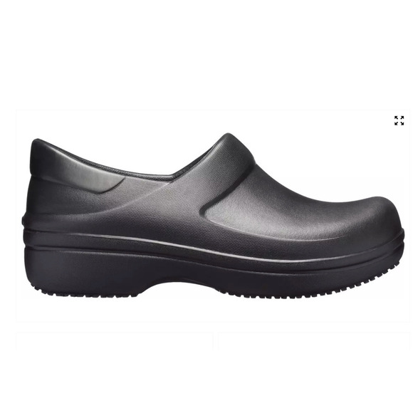 Crocs Women's Neria Pro II Work Clogs Black 7 - Picture 1 of 5